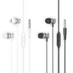 Earphone wire hoco M106 Fountain metal - កាសខ្សែស៊កត្រជៀក ហូកូ M106 Fountain metal