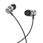 Earphone wire hoco M106 Fountain metal - កាសខ្សែស៊កត្រជៀក ហូកូ M106 Fountain metal