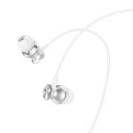 Earphone wire hoco M106 Fountain metal - កាសខ្សែស៊កត្រជៀក ហូកូ M106 Fountain metal