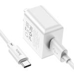 Power Charger Hoco C106 Leisure TypeC - ឆ្នាំងសាក​ ហូកូ C106 Leisure Type-C រុនមួយ