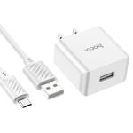 Power Charger hoco C106 set Micro - ឆ្នាំងសាក​ ហូកូ C106 ឈុតខ្សែ Micro