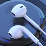 Earphone wire hoco M101 Crystal - កាសខ្សែស៊កត្រជៀក ហូកូ M101 Crystal