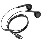 Earphone Wire Type-C hoco M101 Crystal - កាសខ្សែ Type C  ហូកូ M101 Crystal