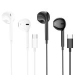 Earphone Wire Type-C hoco M101 Crystal - កាសខ្សែ Type C  ហូកូ M101 Crystal
