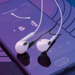 Earphone Wire Type-C hoco M101 Crystal - កាសខ្សែ Type C  ហូកូ M101 Crystal
