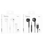 Earphone Wire Type-C hoco M101 Crystal - កាសខ្សែ Type C  ហូកូ M101 Crystal