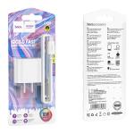 Power Charger Hoco C109 18W (QC/FCP/AFC) Set TypeC - ឆ្នាំងសាក​ ហូកូ C109 រុនមួយ 18W (QC/FCP/AFC)ឈុតType-C