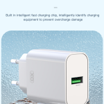 Power Charger XO L103 QC3.0 18W - ឆ្នាំងសាក អ៊ីចអូ L103 QC3.0 18W