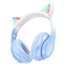 Headset Wire HOCO W42 Cat ears - កាស់ក្តោបត្រជៀក ហូកូ W42 ត្រជៀកឆ្មា