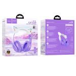 Headset Wire HOCO W42 Cat ears - កាស់ក្តោបត្រជៀក ហូកូ W42 ត្រជៀកឆ្មា