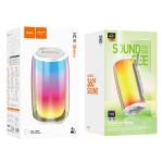 Speaker Bluetooth hoco HC18 colorful - បាស់ប្ល៊ូធូសប្រើថ្ម ហូកូ HC18 ភ្លើងគ្រប់ព័ណ