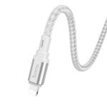 Cable Charger hoco X98 PD(Type-C to iPhone) - ខ្សែសាកស៊ីលីខូន PD ហូកូ​ X98 អាយហ្វូន 1.2m