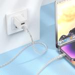 Cable Charger hoco X98 PD(Type-C to iPhone) - ខ្សែសាកស៊ីលីខូន PD ហូកូ​ X98 អាយហ្វូន 1.2m