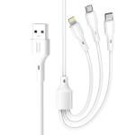 Cable Charger 3in1 XO NB230 2.4A - ខ្សែសាក 3in1 XO NB230 2.4A