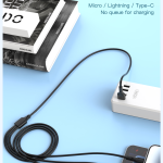 Cable Charger 3in1 XO NB230 2.4A - ខ្សែសាក 3in1 XO NB230 2.4A