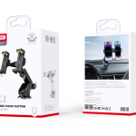 Holder Car XO C117 Double chuck Suction cup - ជើងចាប់ទូរសព្ទ័ ជាប់កញ្ចក់ឡាន XO C117 ក្រចាប់ 2គ្រាប់