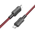 Cable Charger hoco X94 60W Type-C to Type-C - ខ្សែសាកជ័រទន់ ហូកូ X94 60W Type C-C