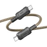 Cable Charger hoco X94 60W Type-C to Type-C - ខ្សែសាកជ័រទន់ ហូកូ X94 60W Type C-C