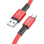 Cable Charger hoco X85 Type-C - ខ្សែសាកជ័រទន់ ហូកូ X85 Type C