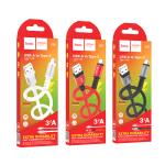 Cable Charger hoco X85 Type-C - ខ្សែសាកជ័រទន់ ហូកូ X85 Type C