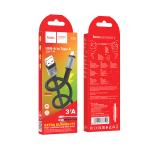 Cable Charger hoco X85 Type-C - ខ្សែសាកជ័រទន់ ហូកូ X85 Type C
