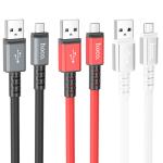 Cable Charger hoco X85 Micro - ខ្សែសាកជ័រទន់ ហូកូ X85 Micro