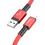 Cable Charger hoco X85 iPhone - ខ្សែសាកជ័រទន់ ហូកូ X85 អាយហ្វូន