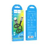 Cable Charger hoco X85 iPhone - ខ្សែសាកជ័រទន់ ហូកូ X85 អាយហ្វូន