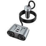 Power Car Charger 2cigarette Z51 147W(2C3A) 2in1 - ឆ្នាំងសាកក្នុងឡាន រុន 2 និង រុនសាកថ្ម Z51 147W(2C3A) 2-in-1