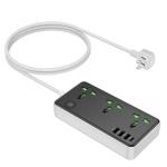 Power Strip  hoco AC7 3socket 1C3A - ព្រីភ្លើង hoco AC7 3socket 1C3A