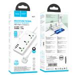Power Strip  hoco AC7 3socket 1C3A - ព្រីភ្លើង hoco AC7 3socket 1C3A