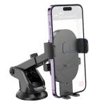 Holder Car hoco H19 Mighty one-button - ជើងចាប់ទូរសព្ទ័ ជាប់កញ្ចក់ឡាន ហូកូ​ H19 ផ្ដេកនិងបញ្ឈរ