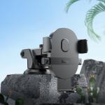 Holder Car hoco H19 Mighty one-button - ជើងចាប់ទូរសព្ទ័ ជាប់កញ្ចក់ឡាន ហូកូ​ H19 ផ្ដេកនិងបញ្ឈរ