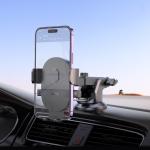 Holder Car hoco H19 Mighty one-button - ជើងចាប់ទូរសព្ទ័ ជាប់កញ្ចក់ឡាន ហូកូ​ H19 ផ្ដេកនិងបញ្ឈរ