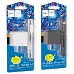 Power Charger hoco CS11 2.1A set Micro - ឆ្នាំងសាក​ ហូកូ CS11 រុនសាកមួយ 2.1A ឈុត Micro
