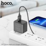 Power Charger hoco CS11 2.1A set iPhone - ឆ្នាំងសាក​ ហូកូ CS11 រុនសាកមួយ 2.1A ឈុត iPhone