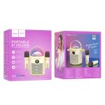 Speaker Bluetooth hoco BS59 (2 Wireless Mics) - បាស់ប្ល៊ូធូសប្រើថ្ម ហូកូ BS59 មានមេក្រូប៊្លូធូស2