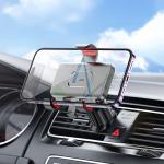Holder Car hoco H21 Dragon automatic clamp - ជើងចាប់ទូរសព្ទ័ ព្រឹលម៉ាស៊ីនត្រជាក់ ហូកូ​  H21