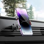 Holder Car hoco H21 Dragon automatic clamp - ជើងចាប់ទូរសព្ទ័ ព្រឹលម៉ាស៊ីនត្រជាក់ ហូកូ​  H21