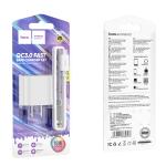 Power Charger Hoco C109 18W (QC/FCP/AFC)Set Micro - ឆ្នាំងសាក​ ហូកូ C109 រុនមួយ 18W (QC/FCP/AFC)ឈុត Micro