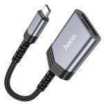Converter Type-C to card reader 2in1 hoco UA25 - ឌុយបំឡែង Type C ទៅ  card reader hoco UA25