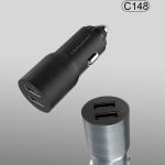 Power Car Charger WUW C148 2.4A - ឆ្នាំងសាកក្នុងឡាន WUW C148 2.4A
