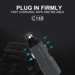 Power Car Charger WUW C148 2.4A - ឆ្នាំងសាកក្នុងឡាន WUW C148 2.4A