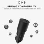 Power Car Charger WUW C148 2.4A - ឆ្នាំងសាកក្នុងឡាន WUW C148 2.4A