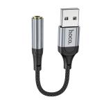 Converter USB to AUX 3.5 Audio hoco LS36 - ឌុយបំលែង USB ទៅមូល AUX 3.5 ហូកូ LS36