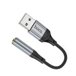 Converter USB to AUX 3.5 Audio hoco LS36 - ឌុយបំលែង USB ទៅមូល AUX 3.5 ហូកូ LS36