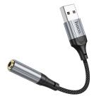 Converter USB to AUX 3.5 Audio hoco LS36 - ឌុយបំលែង USB ទៅមូល AUX 3.5 ហូកូ LS36
