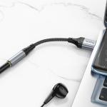 Converter USB to AUX 3.5 Audio hoco LS36 - ឌុយបំលែង USB ទៅមូល AUX 3.5 ហូកូ LS36
