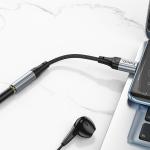 Converter TypeC to AUX 3.5 Audio hoco LS36 - ឌុយបំលែងថាយស៊ី ទៅមូល AUX 3.5 ហូកូ LS36