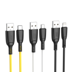 Cable Charger silicone XO NB245 iPhone - ខ្សែសាកស៊ីលីខុន XO​ NB245 iPhone 1ម៉ែត